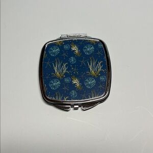 Nautical Pattern Compact Mirror